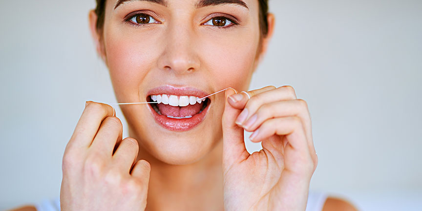 Flossing daily improves dental hygiene